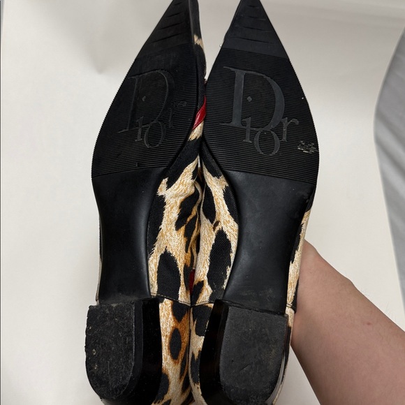 Authentic vintage Christian Dior leopard boots 38.5 john galliano - Picture 13 of 17